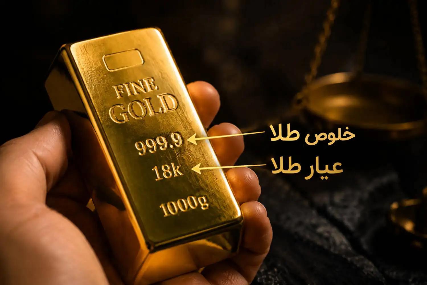 خلوص و عیار طلا 999.9 و 18K